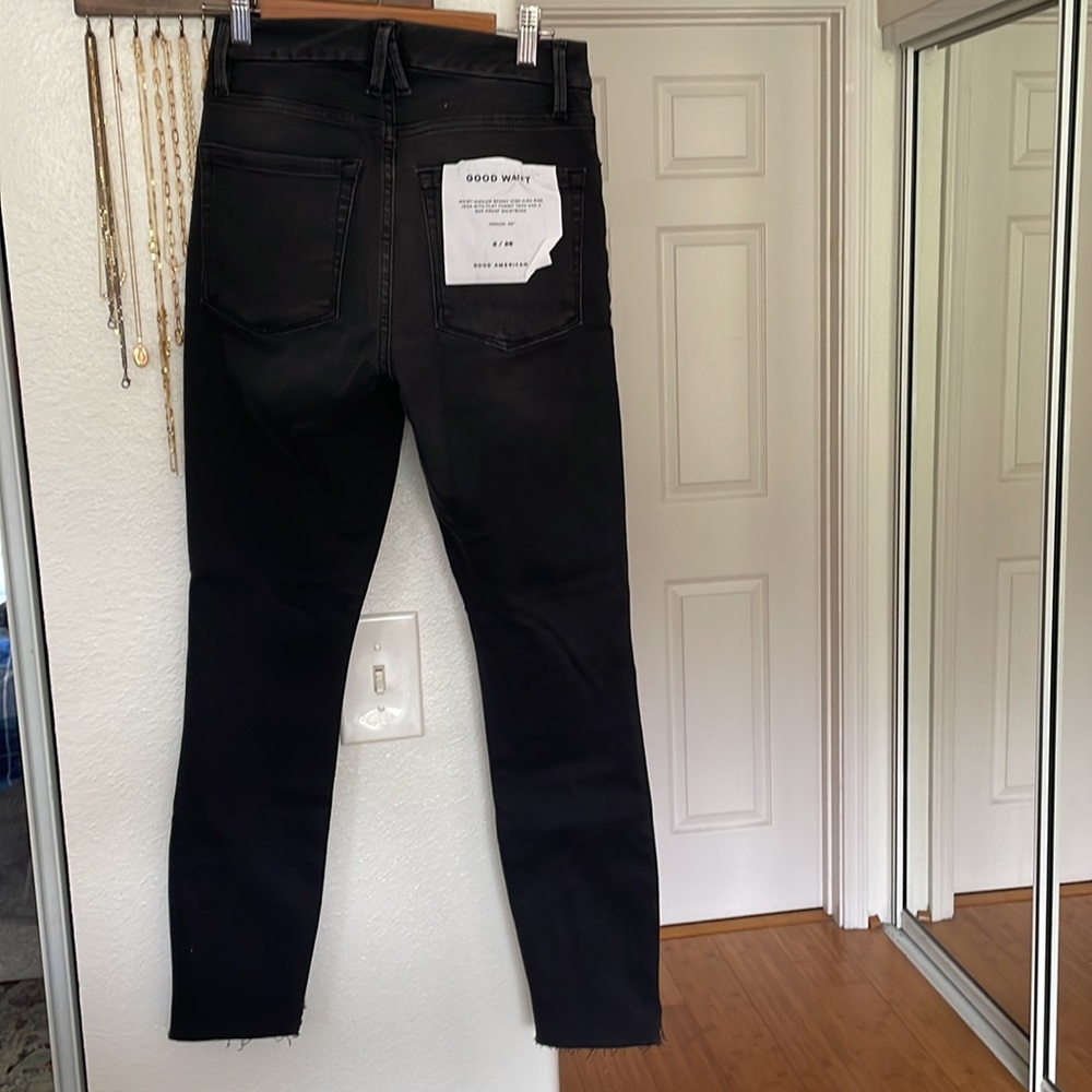 NWT Good American good waist step hem jean - Picture 5 of 7